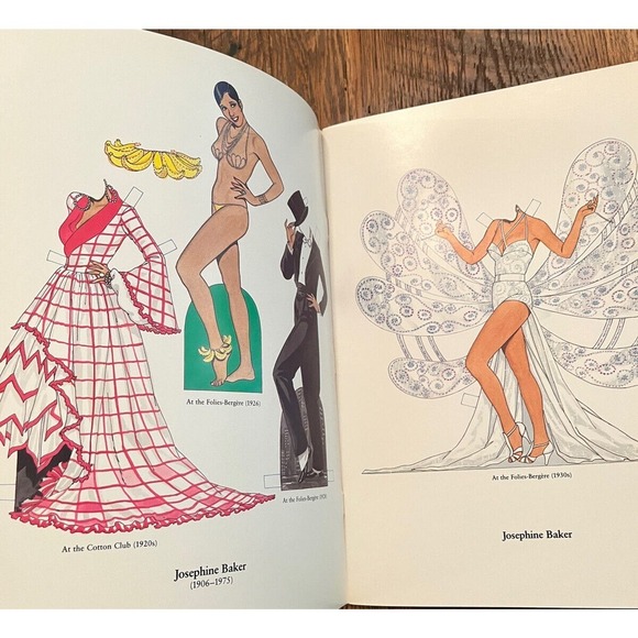 Carmen Miranda Black Entertainers Pavlova & Nijinsky Paper Dolls Tom Tierney - Picture 5 of 6